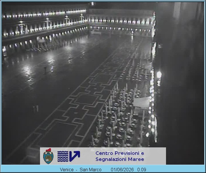 Archiv Foto Webcam Blick auf den Markusplatz in Venedig