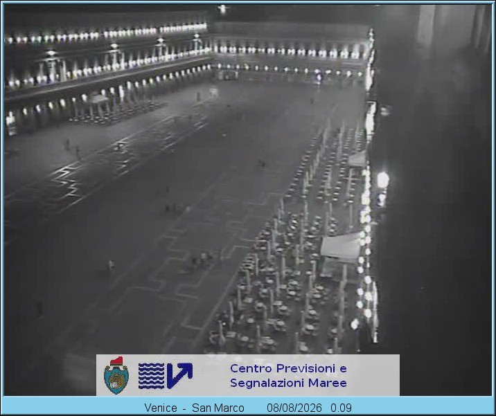 Archiv Foto Webcam Blick auf den Markusplatz in Venedig