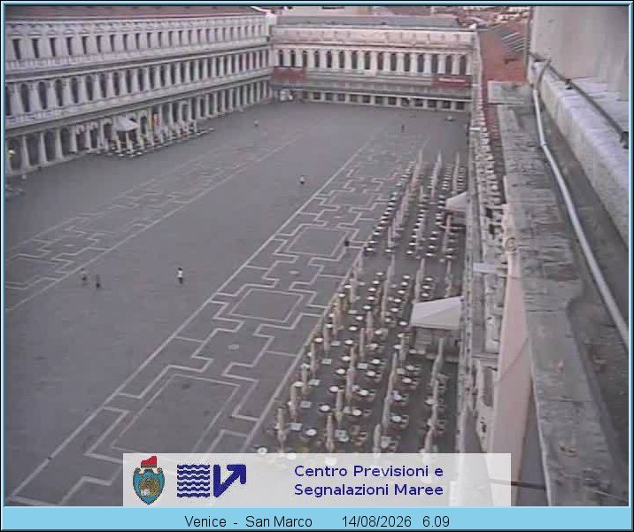 Archived image Webcam Piazza San Marco in Venice