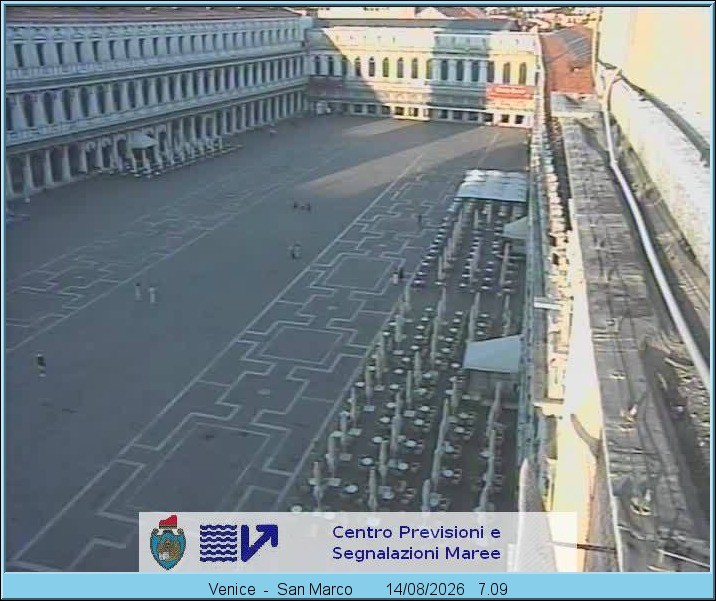 Archived image Webcam Piazza San Marco in Venice