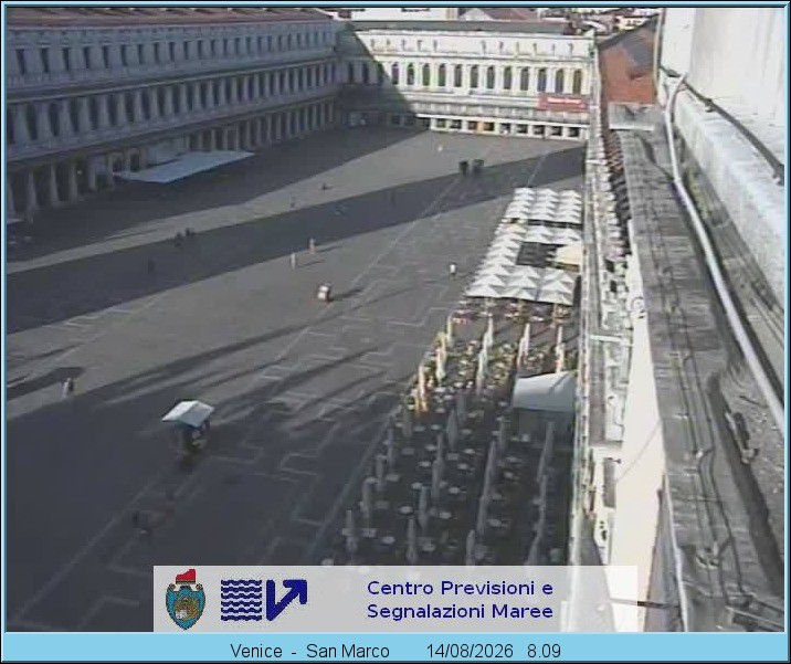 Archived image Webcam Piazza San Marco in Venice