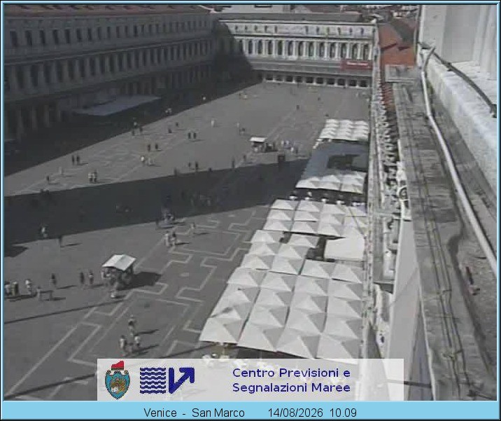 Archived image Webcam Piazza San Marco in Venice