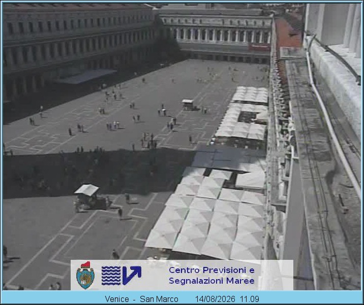 Archived image Webcam Piazza San Marco in Venice