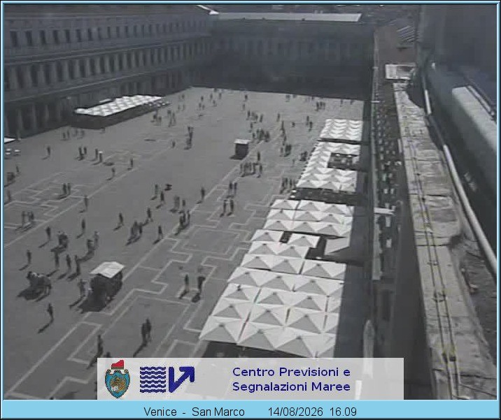 Archived image Webcam Piazza San Marco in Venice