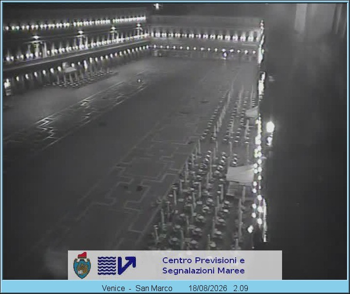 Archiv Foto Webcam Blick auf den Markusplatz in Venedig