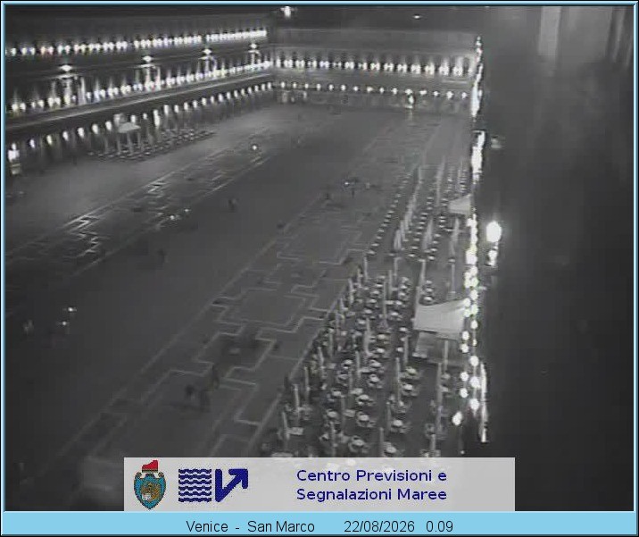 Archiv Foto Webcam Blick auf den Markusplatz in Venedig