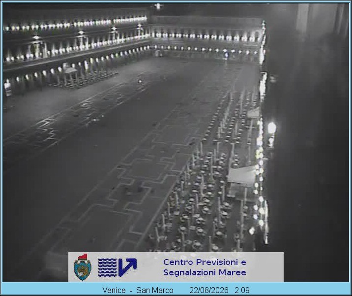 Archiv Foto Webcam Blick auf den Markusplatz in Venedig