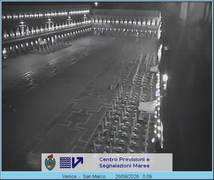 Archiv Foto Webcam Blick auf den Markusplatz in Venedig