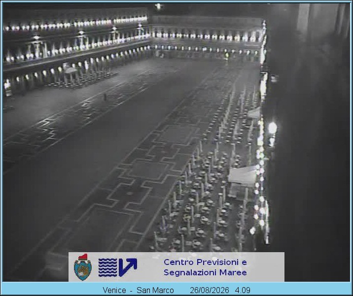Archiv Foto Webcam Blick auf den Markusplatz in Venedig