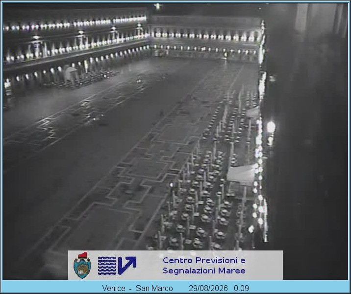 Archiv Foto Webcam Blick auf den Markusplatz in Venedig
