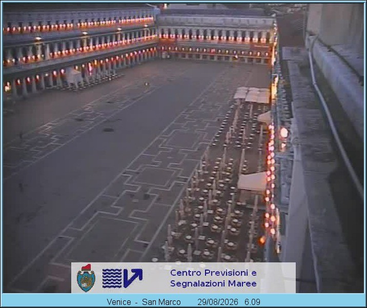 Archiv Foto Webcam Blick auf den Markusplatz in Venedig