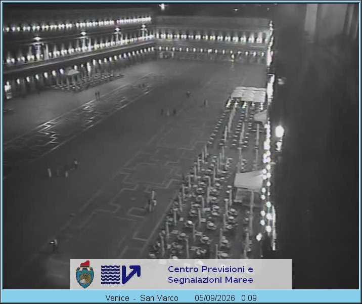 Archiv Foto Webcam Blick auf den Markusplatz in Venedig