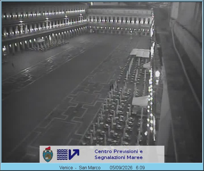 Archiv Foto Webcam Blick auf den Markusplatz in Venedig