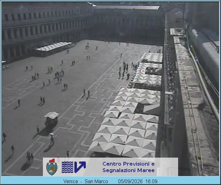 Archiv Foto Webcam Blick auf den Markusplatz in Venedig