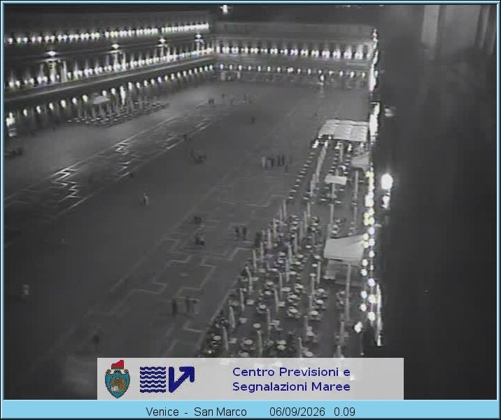 Archiv Foto Webcam Blick auf den Markusplatz in Venedig