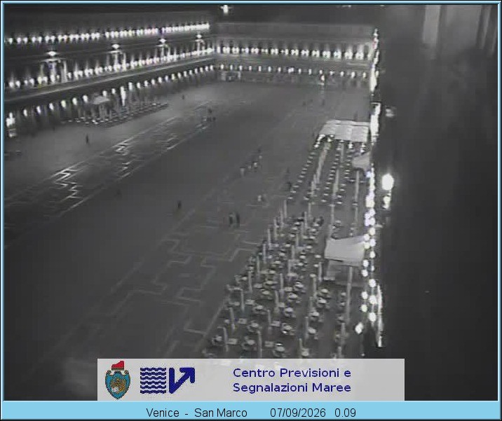 Archiv Foto Webcam Blick auf den Markusplatz in Venedig