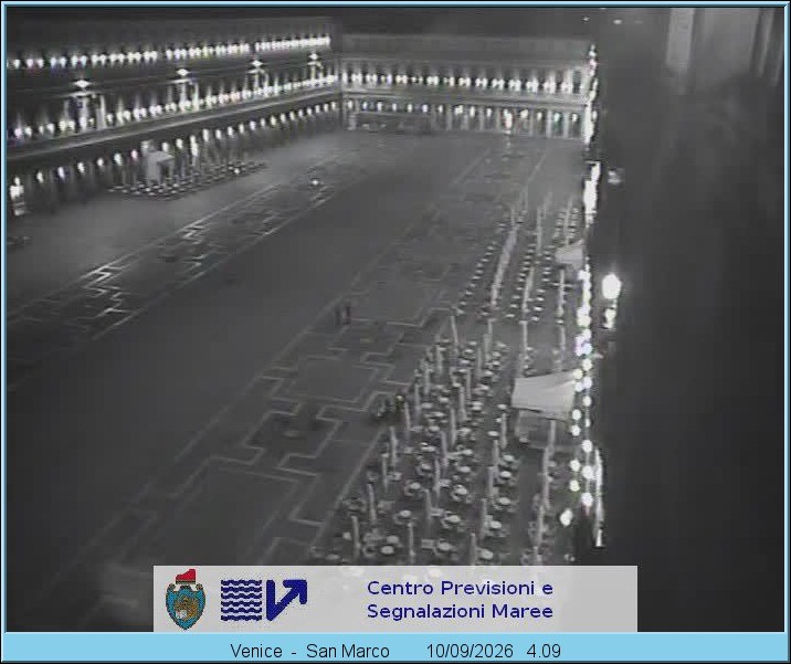 Archiv Foto Webcam Blick auf den Markusplatz in Venedig