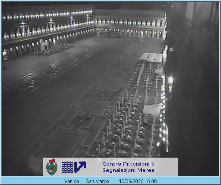 Archiv Foto Webcam Blick auf den Markusplatz in Venedig