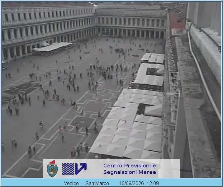 Archived image Webcam Piazza San Marco in Venice