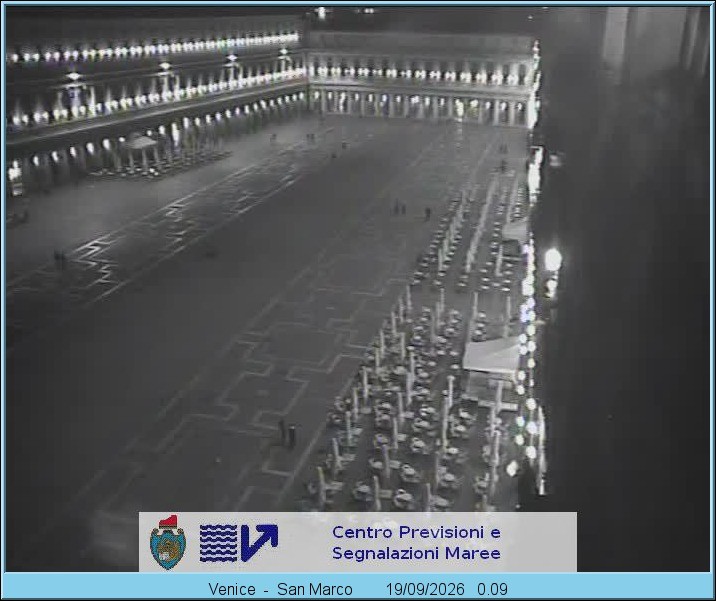 Archiv Foto Webcam Blick auf den Markusplatz in Venedig