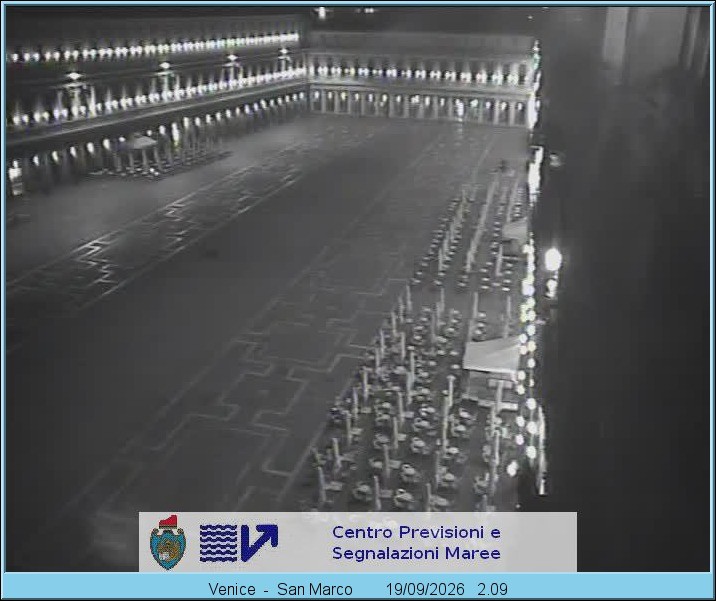 Archiv Foto Webcam Blick auf den Markusplatz in Venedig
