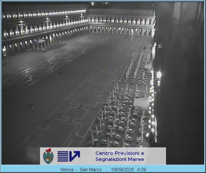 Archiv Foto Webcam Blick auf den Markusplatz in Venedig