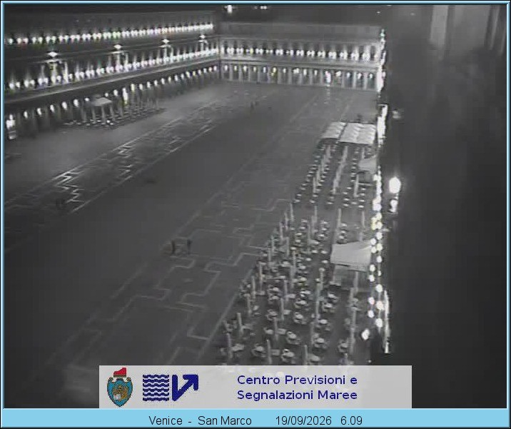 Archiv Foto Webcam Blick auf den Markusplatz in Venedig