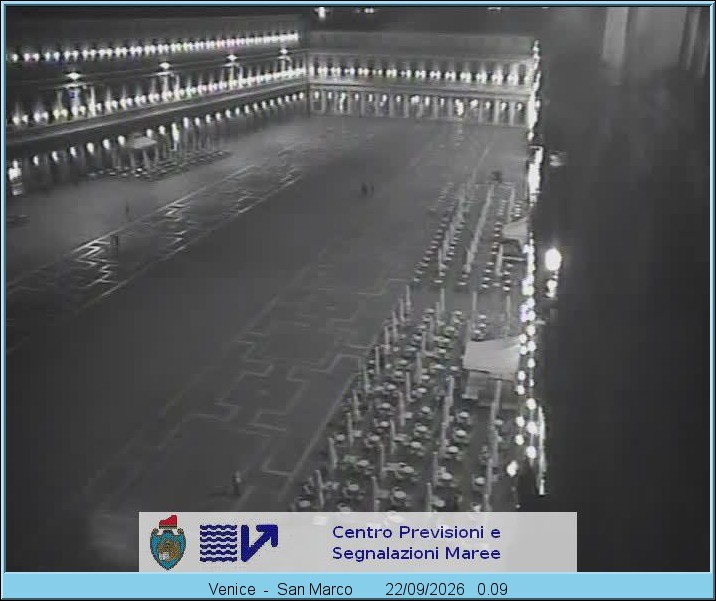 Archiv Foto Webcam Blick auf den Markusplatz in Venedig