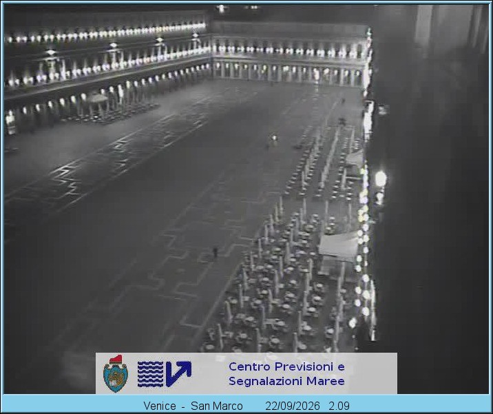 Archiv Foto Webcam Blick auf den Markusplatz in Venedig