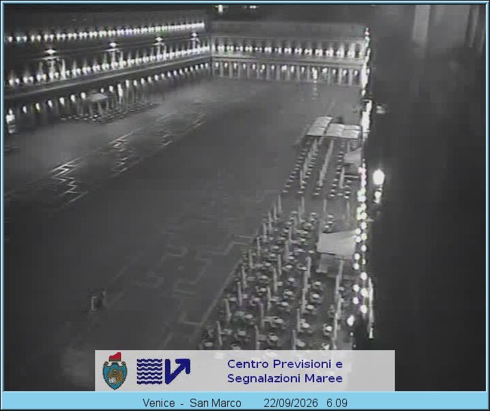 Archiv Foto Webcam Blick auf den Markusplatz in Venedig