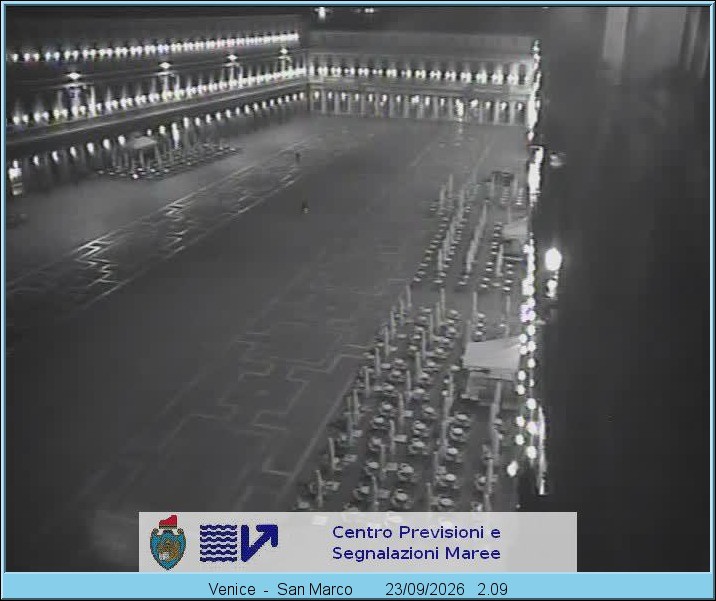 Archiv Foto Webcam Blick auf den Markusplatz in Venedig