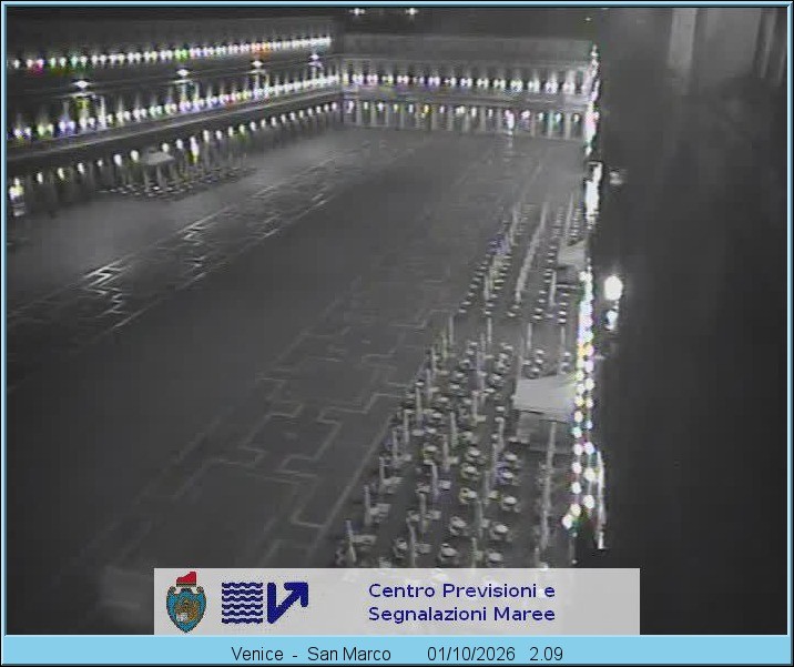 Archiv Foto Webcam Blick auf den Markusplatz in Venedig