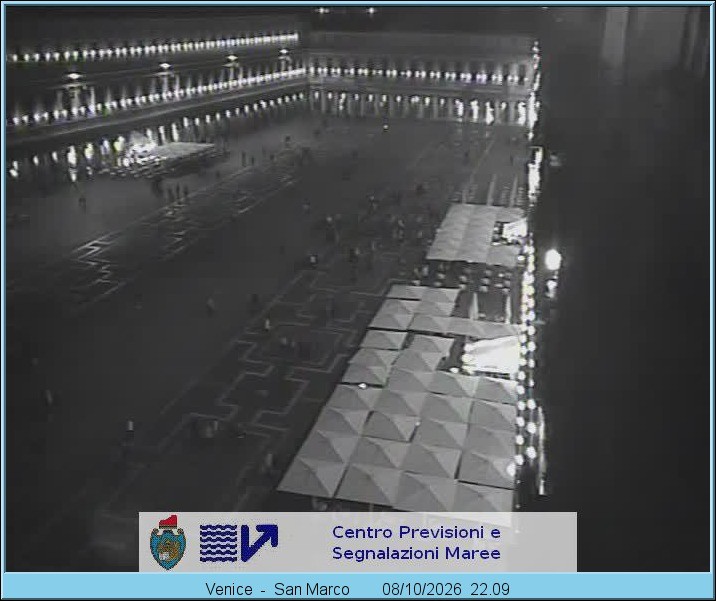 Archiv Foto Webcam Blick auf den Markusplatz in Venedig
