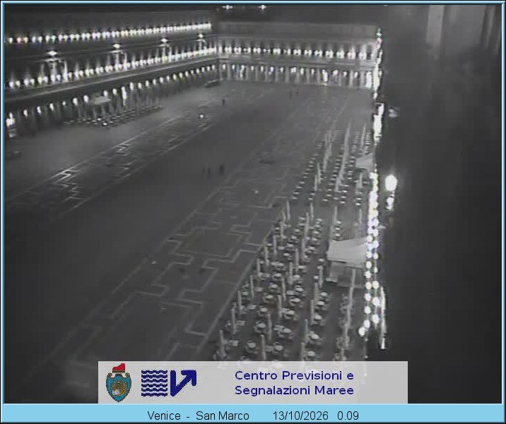 Archiv Foto Webcam Blick auf den Markusplatz in Venedig