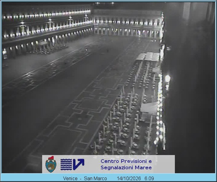 Archiv Foto Webcam Blick auf den Markusplatz in Venedig