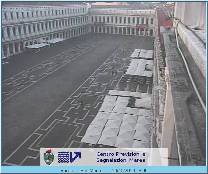 Archived image Webcam Piazza San Marco in Venice