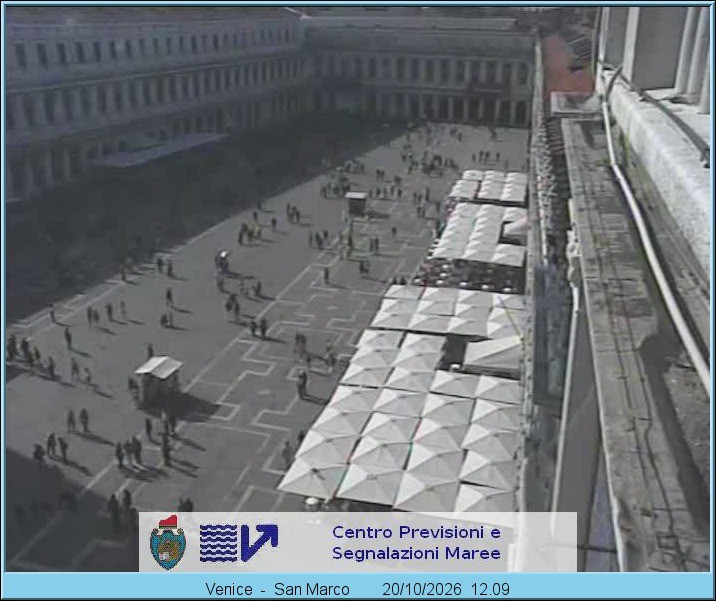 Archived image Webcam Piazza San Marco in Venice