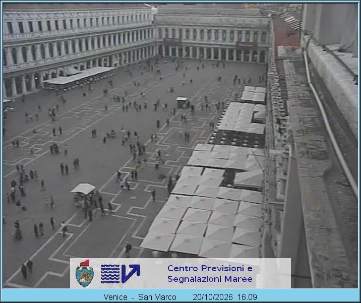 Archived image Webcam Piazza San Marco in Venice