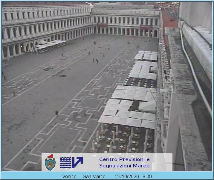Archived image Webcam Piazza San Marco in Venice
