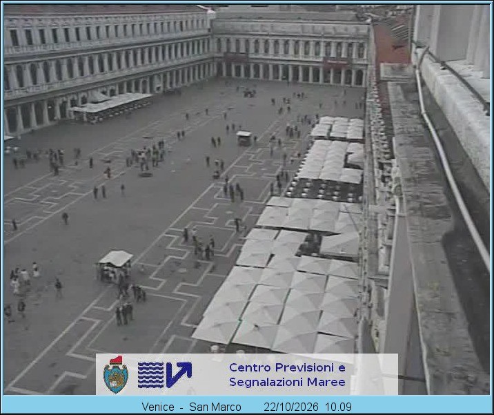 Archived image Webcam Piazza San Marco in Venice