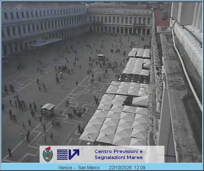 Archived image Webcam Piazza San Marco in Venice