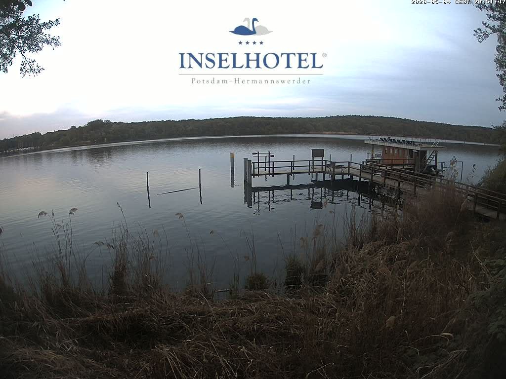 Archiv Foto Potsdam: Webcam Templiner See am Inselhotel