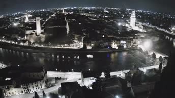 Archiv Foto Webcam Castel San Pietro - Blick auf Verona