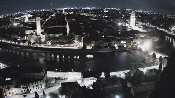 Archiv Foto Webcam Castel San Pietro - Blick auf Verona