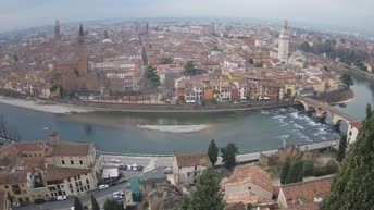 Archived image Webcam Castel San Pietro - View of Verona