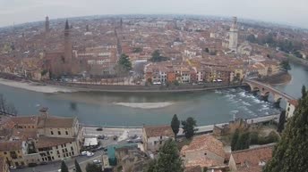 Archived image Webcam Castel San Pietro - View of Verona