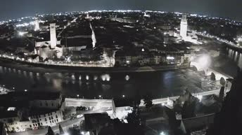 Archiv Foto Webcam Castel San Pietro - Blick auf Verona