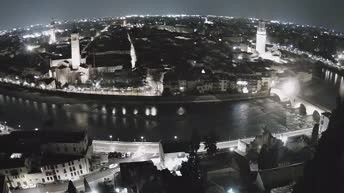 Archiv Foto Webcam Castel San Pietro - Blick auf Verona