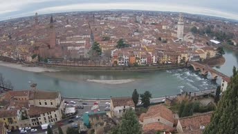 Archiv Foto Webcam Castel San Pietro - Blick auf Verona