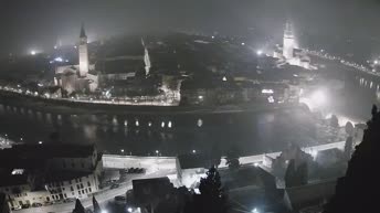 Archiv Foto Webcam Castel San Pietro - Blick auf Verona
